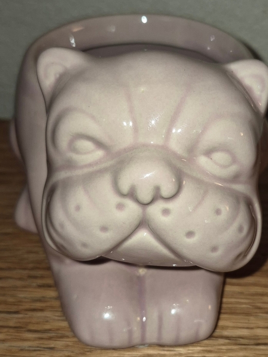 Other - English Bulldog Planter, Light Pink